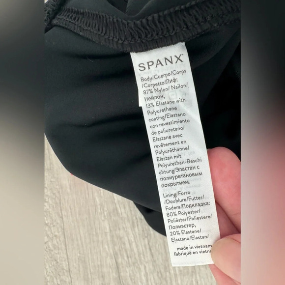 Spanx Faux Leather Camo Leggings Sporty Gorp Rock Streetwear Shaping NWT Small - Picture 6 of 10